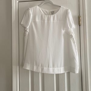 J Crew white top